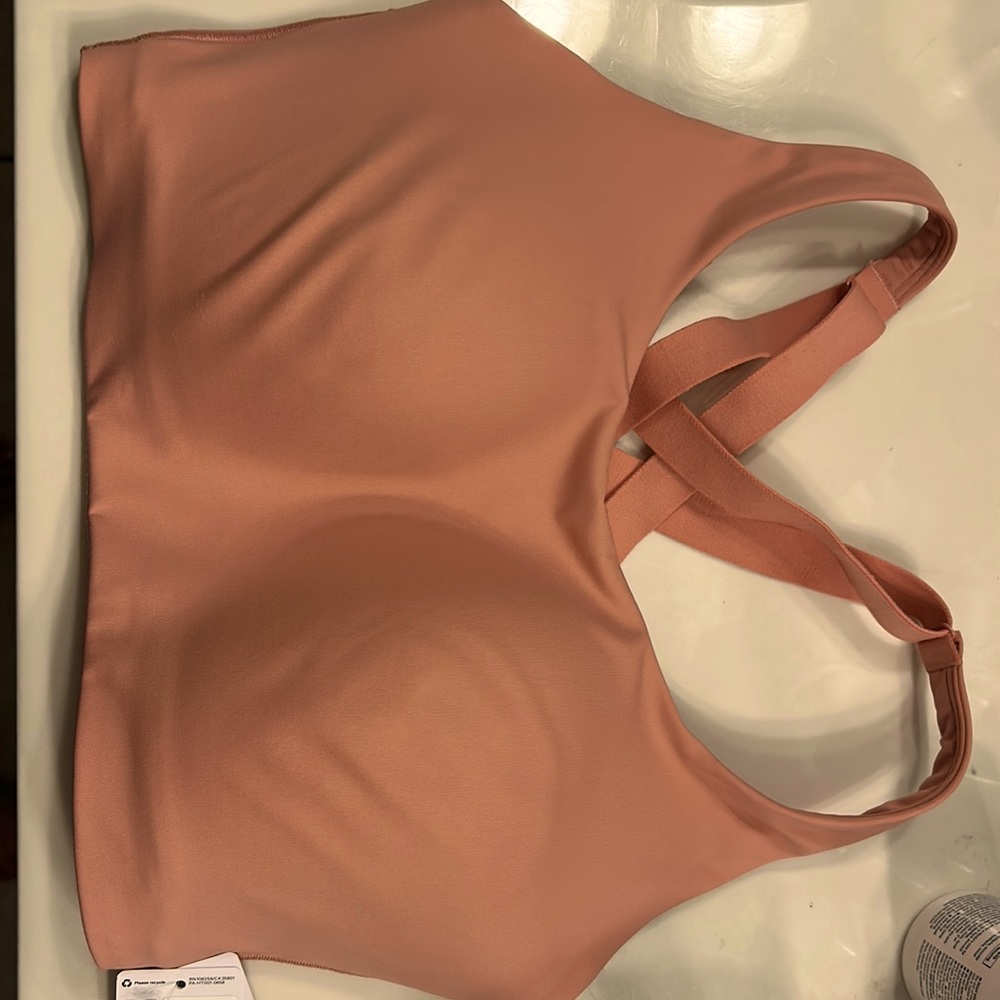 NWT Lululemon Energy Bra High Support 34DDD Rose color